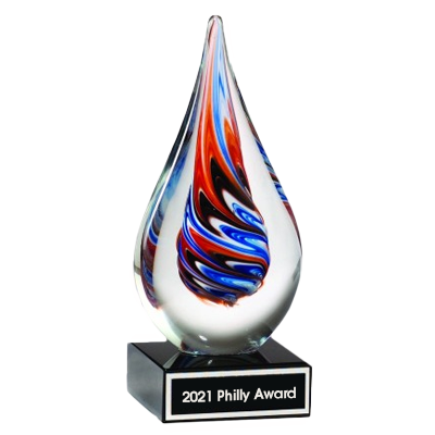 2021 Philly Award trophy