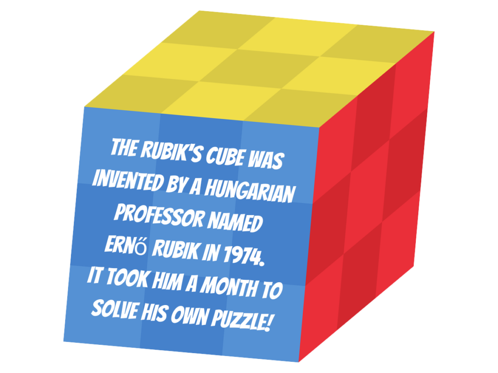 rubik's cube fun fact 
