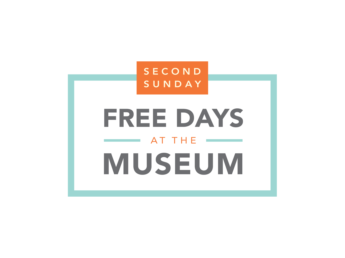 Second Sunday: Free Days at the Museum logo.