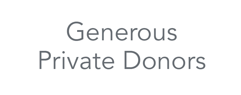 Generous Private Donors