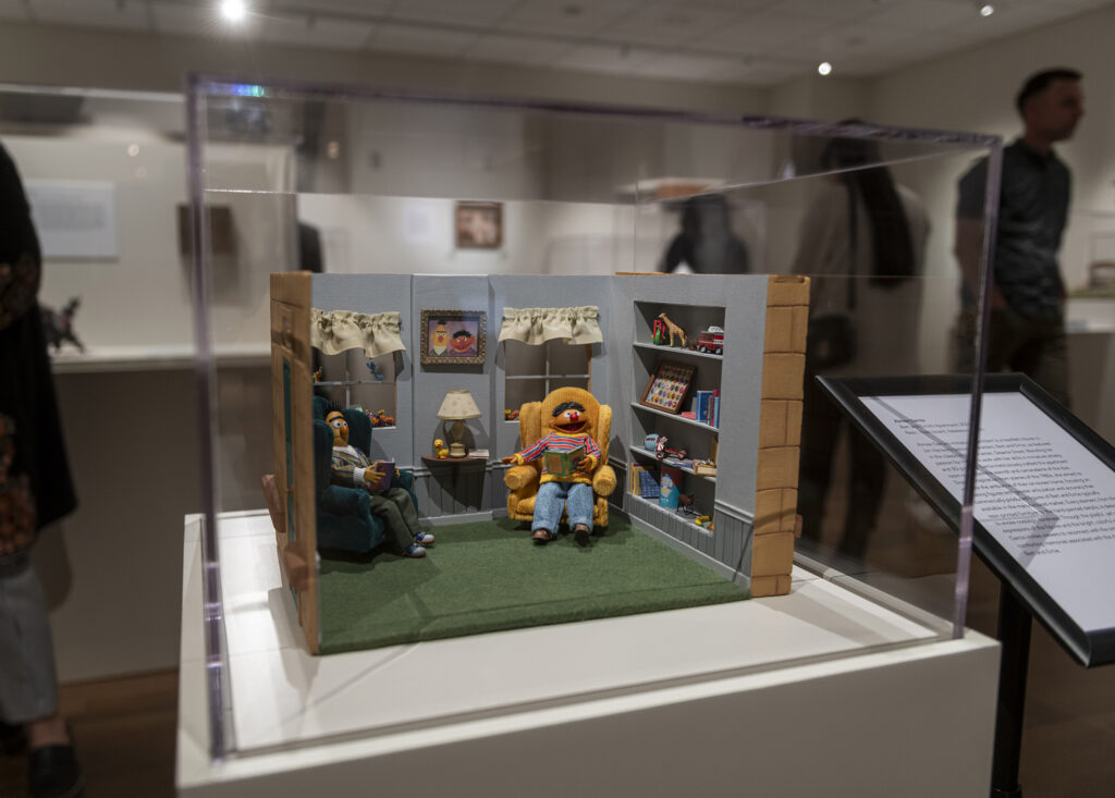 Miniature of Bert and Ernie from Sesame Street.