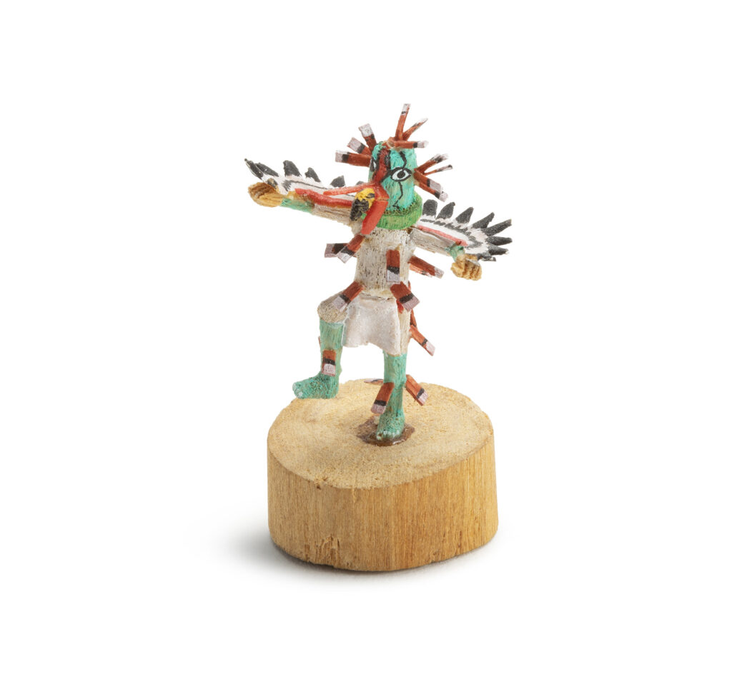 Miniature kachina doll.