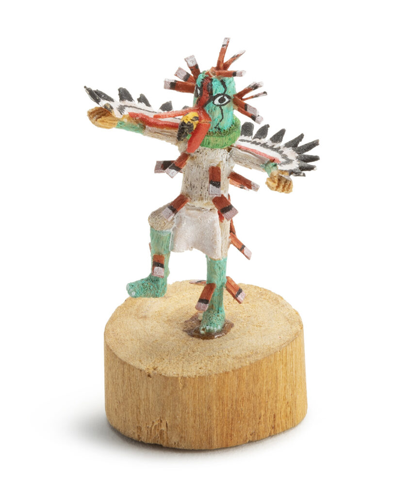 Miniature kachina doll.