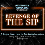 Text reads "Revenge of the Sip" on a galaxy background.